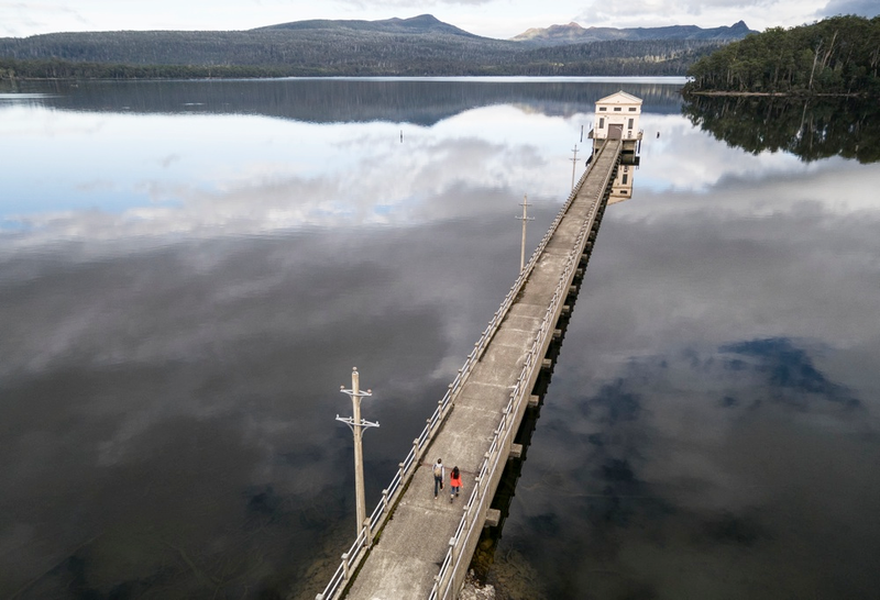 Illustration for article titled You Can Sleep In the Old Hydroelectric Plant In the Middle of This Lake